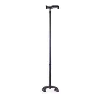 Baston reglabil din aluminiu cu pufar baza in patru puncte - RP192-1