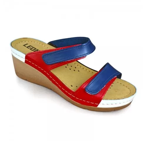 17-Saboti-Leon-1040--de-vara--din-piele--bleumarin-alb-rosu