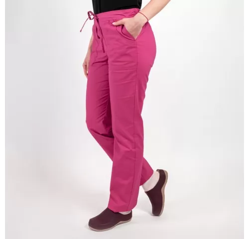 24-Pantaloni-medicali-Lotus-Flex--stretch--cu-elastic-si-snur--fucsia--CVC-SP2