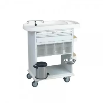 Carucior troliu pentru medicatie (pansament)  - 90108101/U0043-1