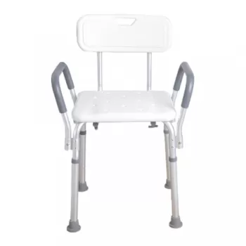 Scaun dus cu spatar din aluminiu si manere - RS839-1