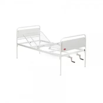 Pat de spital mecanic, cu doua sectiuni ajustabile - MP111-1