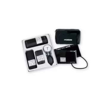 Tensiometru mecanic cu 3 mansete extralarge/adult/copii  - HS-GF-301-1