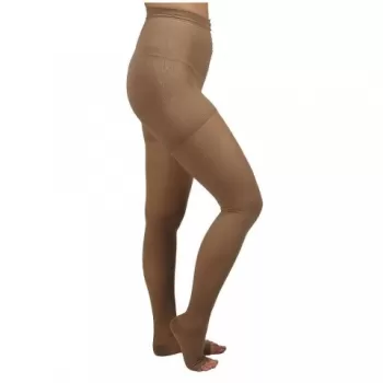 Ciorapi medicali cu chilot, cu varf deschis, 20-30 mmHg, bej - ARS03-1