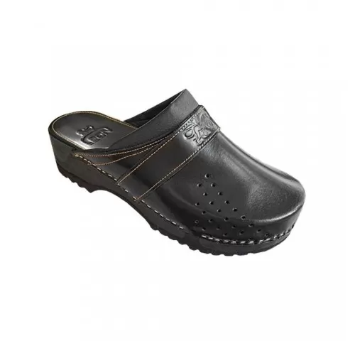 4-Saboti-medicali-unisex--din-piele--cu-talpa-lemn-si-cauciuc--Leon-PG500--negru