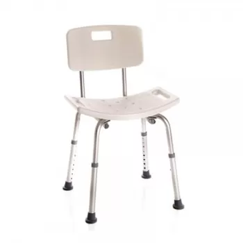 Scaun de baie dreptunghiular cu spatar si inaltime reglabila - RS829-1