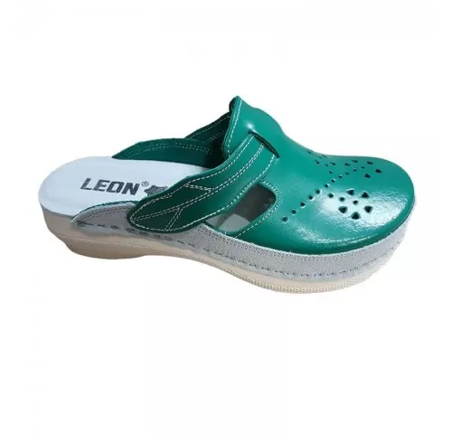23-Saboti-medicali-de-dama--din-piele--Leon-PU156--verde