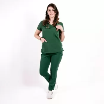 Costum medical Lotus Flex, stretch, verde hunter, TRS-NP13 TS-SP3-1
