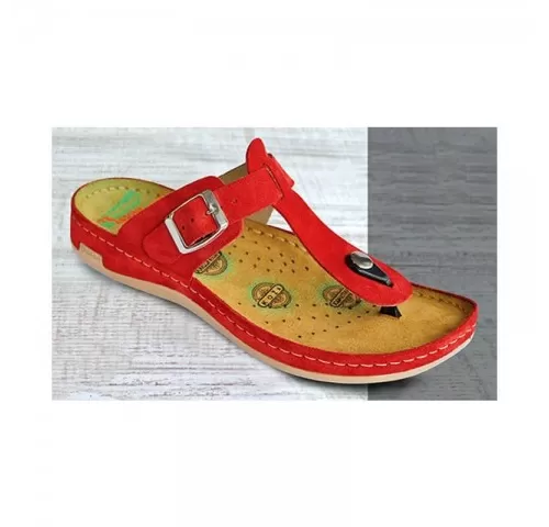 16-Saboti-dama--din-piele-intoarsa--de-vara--Leon-981--rosu