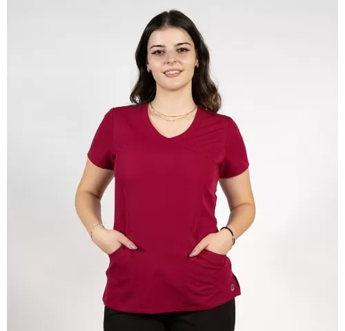 6-Bluza-medicala-Lotus-Flex--stretch--visiniu--TRS-NP13