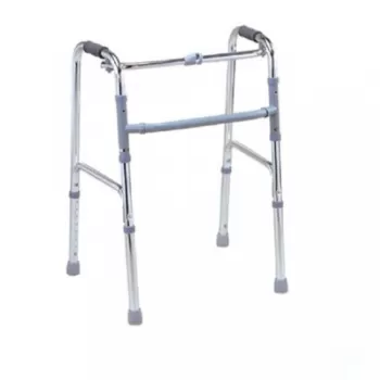 Cadru de mers pliabil, ajustabil pe inaltime, cu functie de pasitor, din aluminiu, CMZ-913L-1