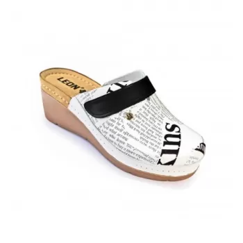 Saboti ortopedici dama, din piele, Leon 1003, newspaper-1