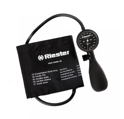 19-Tensiometru-mecanic-Riester-Shock-Proof®--negru--manseta-cu-inchidere-velcro--marime-extra-large