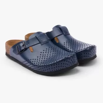 Saboti medicali Leon 4250, de dama, din piele, bleumarin-1