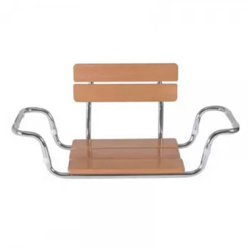 Scaun baie pentru cada, din lemn cu spatar - RS922-1