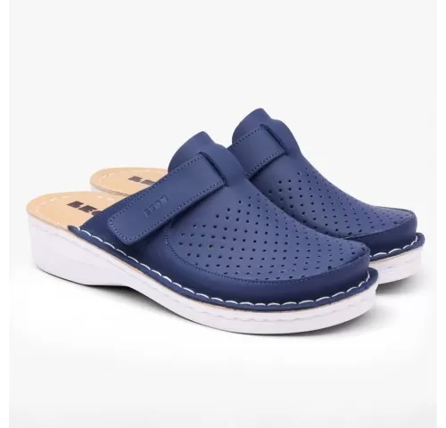 7-Saboti-medicali--de-dama--din-piele--Leon-263-Bakkar--bleumarin-mat