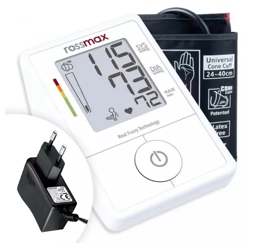 14-Tensiometru-digital-automat-Rossmax--pentru-brat---X1--adaptor-cadou
