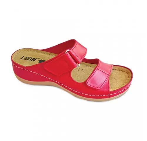 1-Saboti-dama--de-vara--din-piele--Leon-905--rosu