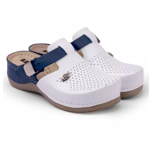 18-Saboti-medicali--de-dama--din-piele--alb-bleumarin--Leon-901