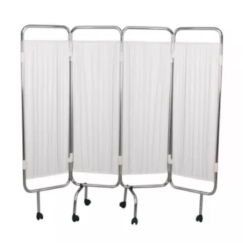 Paravan cu patru segmente pe cadru din aluminiu - MO415A-1