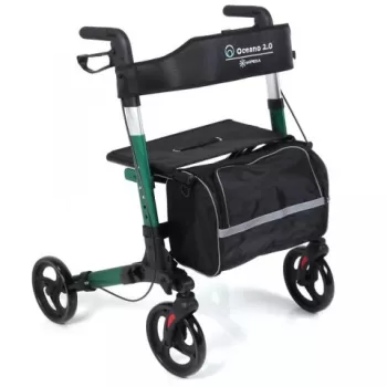 Rolator pliabil cu cadru din aluminiu vopsit, culoare portocaliu - RP545A OCEANO 2.0-1