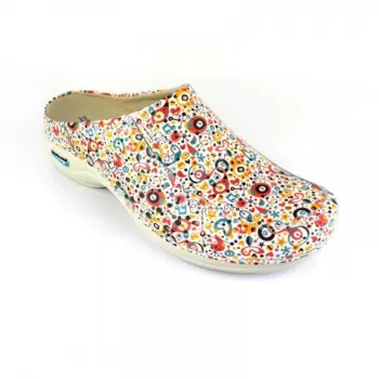 Saboti medicali din piele naturala, lavabili, Nursingcare Wash'Go Berlin, Bugs Animated 2-1