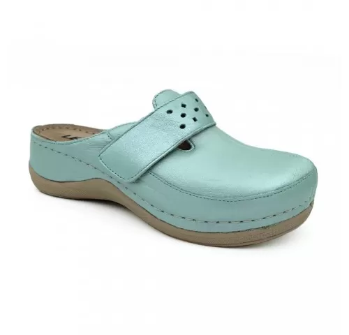 16-Saboti-medicali--de-dama--din-piele--turcoaz--Leon-902