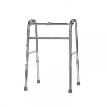 Cadru de mers pliabil din aluminiu cu miscare pas cu pas - YJ-6600A-1