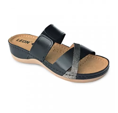 2-Saboti-dama--din-piele--de-vara--Leon-909--negru