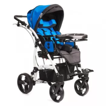Scaun de reabilitare pentru copii, negru-albastru - JUNIOR PLUS-1