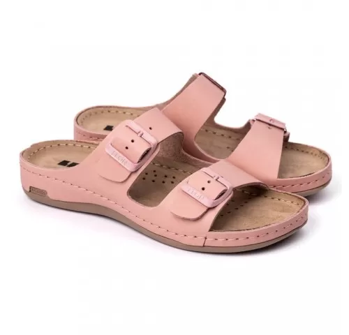 3-Saboti-dama-Leon-955--de-vara--din-piele--roz