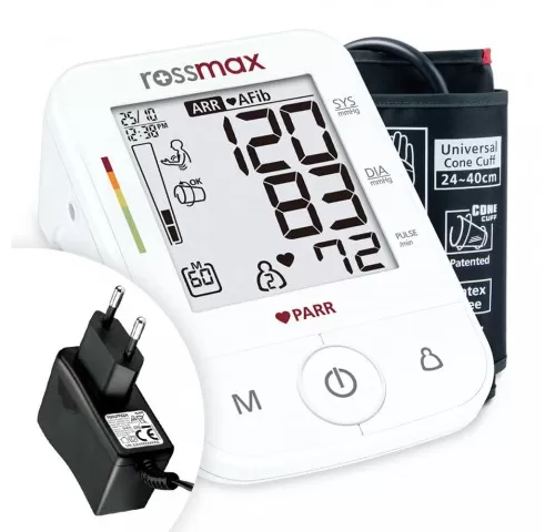 16-Tensiometru-digital-automat-Rossmax--pentru-brat---X5--adaptor-cadou