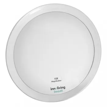 Oglinda cosmetica cu 3 ventuze, marire de 10x, INN-801-1