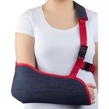 Orteza brat cu centura suplimentara, din jeans, Armor - ARJ301B-1