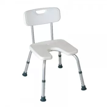 Scaun de baie cu spatar cu sezutul in forma de U - RS833-1