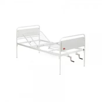 Pat de spital mecanic, cu doua sectiuni ajustabile gama IBISCO - MP091-1