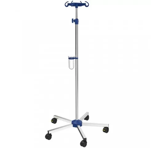 18-Suport-pentru-perfuzie-cu-picior-din-otel-cromat--si-4-carlige-plastic---I-N41121