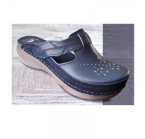 24-Saboti-medicali-de-dama--din-piele--Leon-PU156--albastru