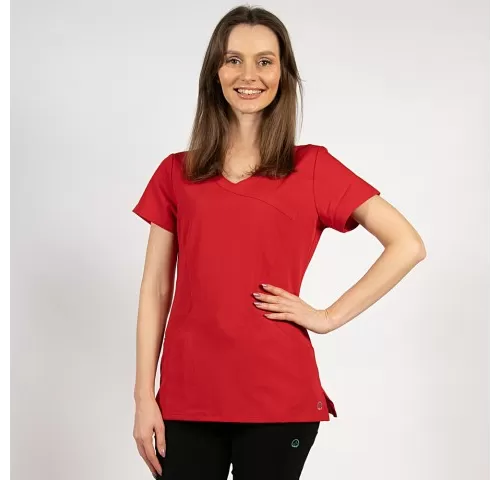 14-Bluza-medicala-Lotus-Flex--stretch--rosu--TRS-NP13