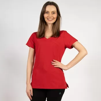 Bluza medicala Lotus Flex, stretch, rosu, TRS-NP13-1