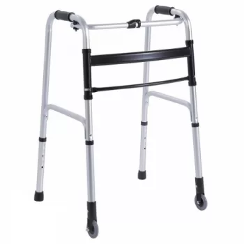 Cadru de mers pliabil, 2 roti fixe fata, spate fix - RP735-1