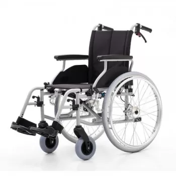 Carucior cu rotile, transport pacienti, cu frana la maner - YJ-AL001A-1