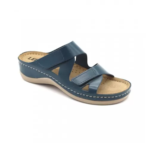 24-Saboti-dama--de-vara--din-piele--inchidere-cu-scai--Leon-906--bleumarin