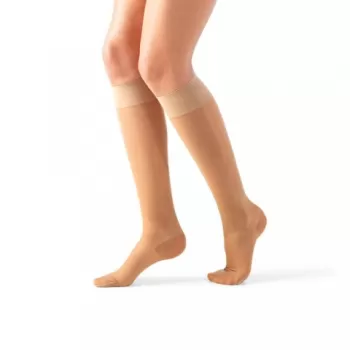 Ciorapi medicali pana la genunchi cu compresie de 18-22 mmHg si 140 DEN, NursingCare - MN21-1