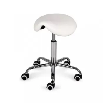 Scaun rotativ tip sa, alb – Lofi-1