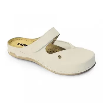 Saboti medicali, de dama, din piele, bej, Leon 953-1