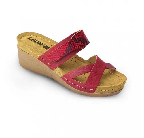 4-Saboti-dama--de-vara--din-piele--Leon-1007--rosu