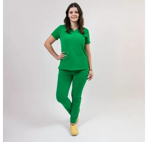20-Costum-medical-Lotus-Flex--stretch--verde-chirurgical-inchis--TS-NP10-TS-SP3