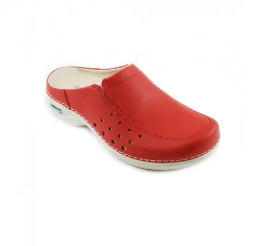 10-Saboti-medicali-din-piele-naturala--lavabili--Nursingcare-Wash-Go-Berlin--rosu