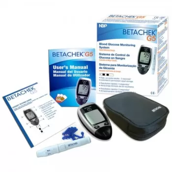 Set glucometru BETACHEK G5 si 100 teste-1